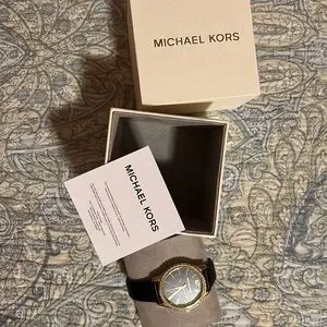 Michael Kors | Accessories | Mk Watch Black New With Tag  display picture 1